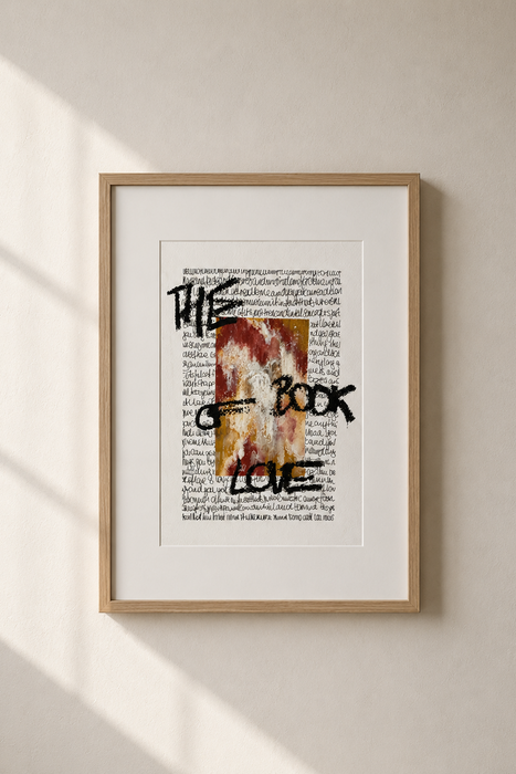 Book of love art poster