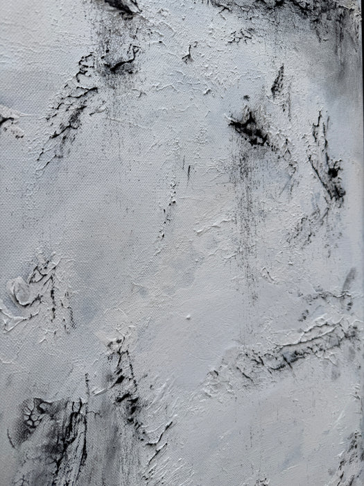 Joy & Sorrow stort maleri 120 x 90 cm – original kunst til væg