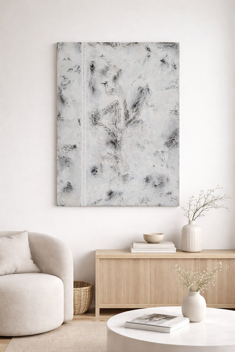Joy & Sorrow stort maleri 120 x 90 cm – original kunst til væg